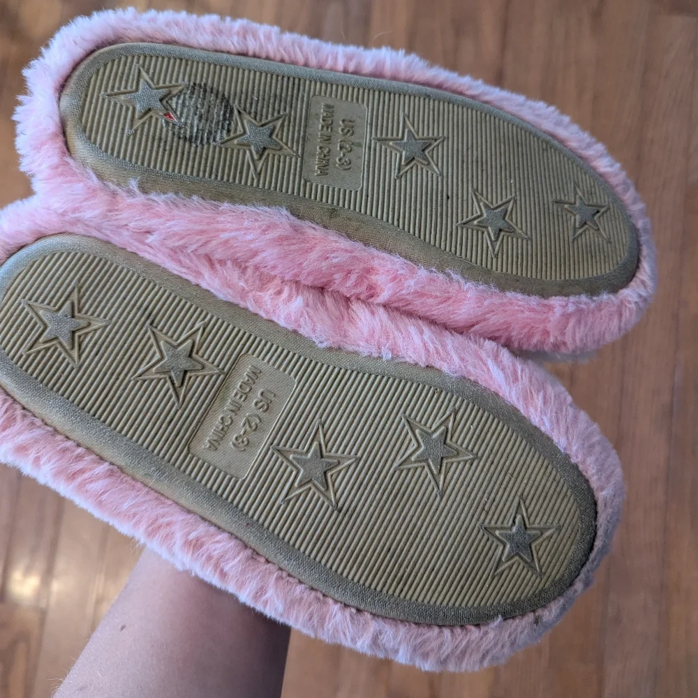 Juicy Couture Fuzzy Multicolor Slippers